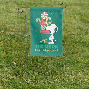 Peanuts The More The Merrier Garden Flag