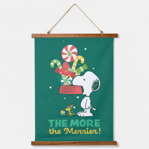 Peanuts   The More The Merrier Hanging Tapestry