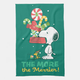 Peanuts The More The Merrier Kitchen Towel