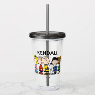 Peanuts The Peanuts Gang Add Your Name Acrylic Tumbler