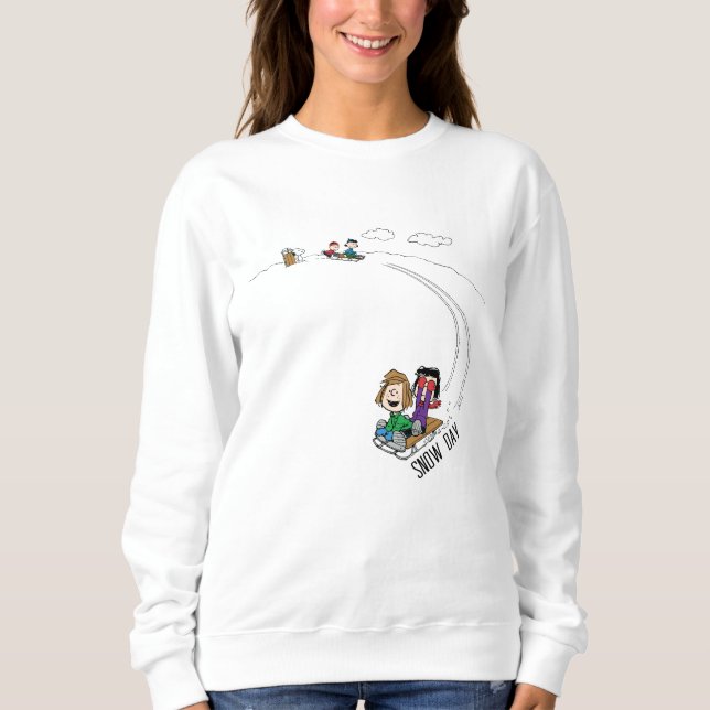 Peanuts | The Peanuts Gang Sled Riding Sweatshirt (Front)