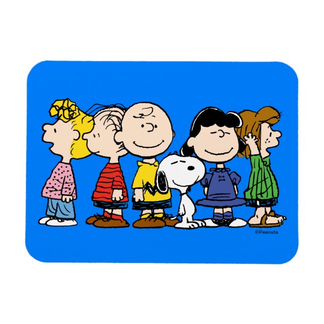 Peanuts | The Peanuts Gang Together Magnet (Horizontal)