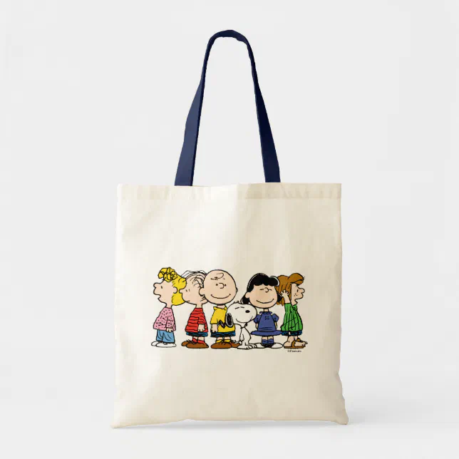 Peanuts The Peanuts Gang Together Tote Bag Zazzle
