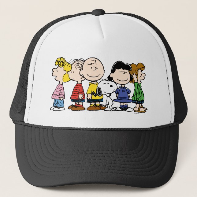 Peanuts | The Peanuts Gang Together Trucker Hat (Front)