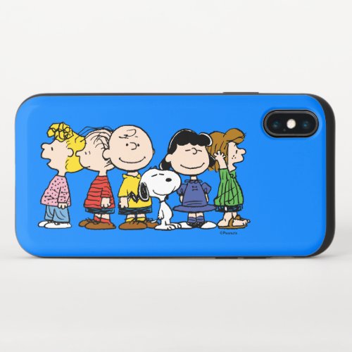 Peanuts  The Peanuts Gang Together iPhone X Slider Case
