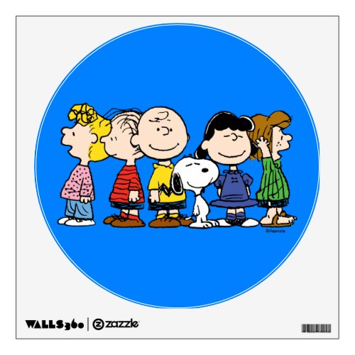 Peanuts  The Peanuts Gang Together Wall Decal