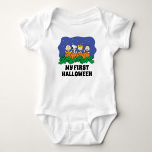 Peanuts   The Pumpkin Patch - My First Halloween Baby Bodysuit