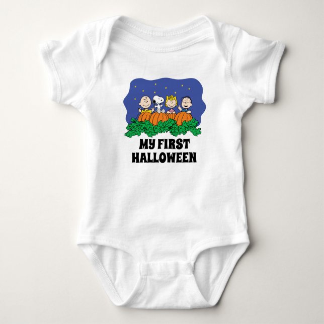 Peanuts | The Pumpkin Patch - My First Halloween Baby Bodysuit (Front)