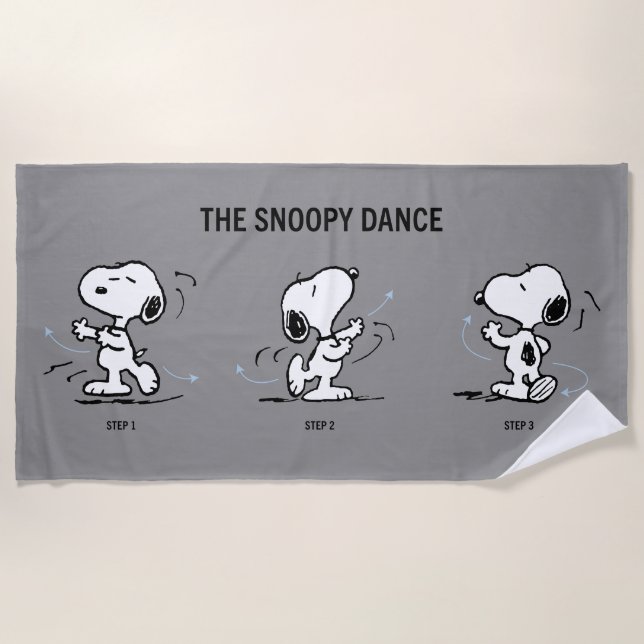 Peanuts | The Snoopy Dance Beach Towel (Front)