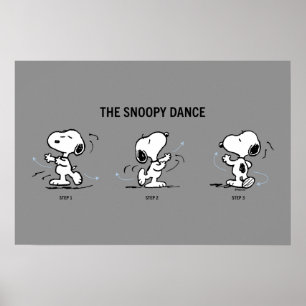 Peanuts   The Snoopy Dance Poster