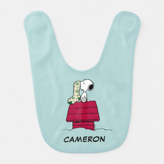 Peanuts | 'Tis the Season! Baby Bib (Front)