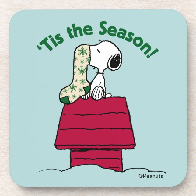 Peanuts | 'Tis the Season! Beverage Coaster (Front)