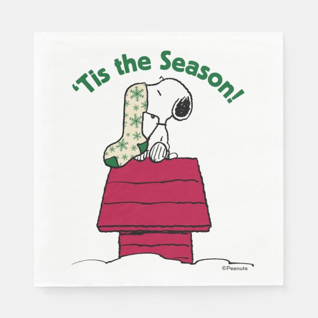 Peanuts | 'Tis the Season! Napkins (Front)
