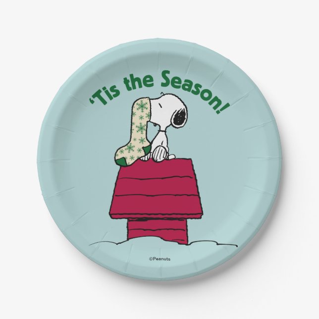 Peanuts | 'Tis the Season! Paper Plates (Front)