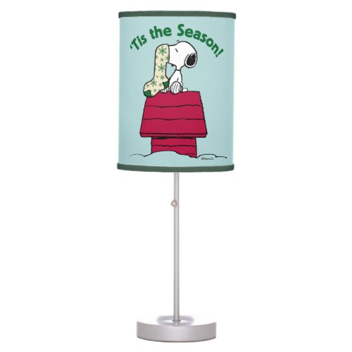 Peanuts  Tis the Season Table Lamp