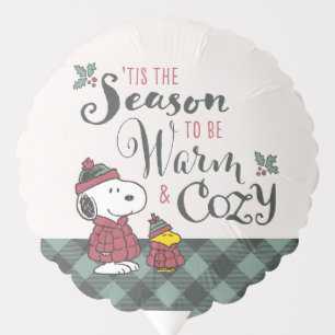 Peanuts   Tis the Season To Be Cozy Balloon