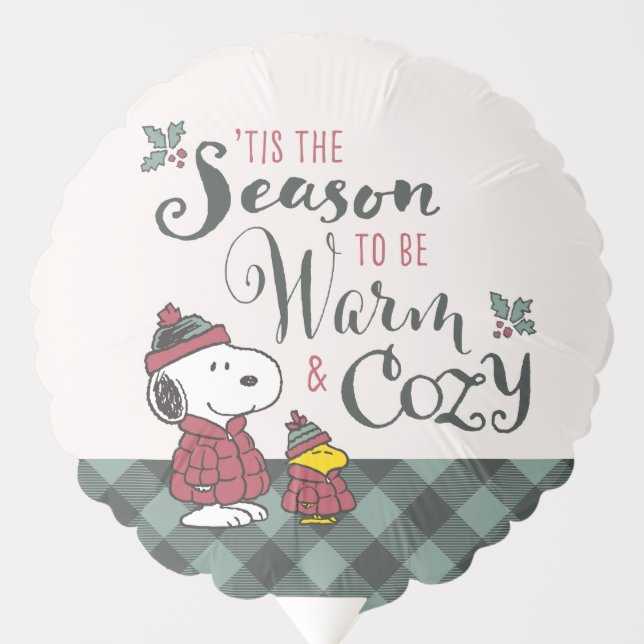 Peanuts | Tis the Season To Be Cozy Balloon (Front)