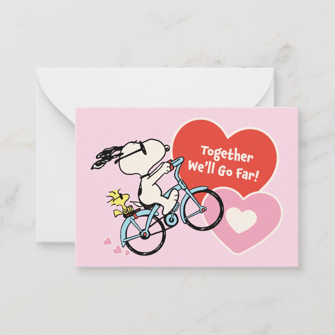 Peanuts | Together We'll Go Far Note Card (Front)