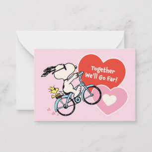 Peanuts   Together We'll Go Far Note Card