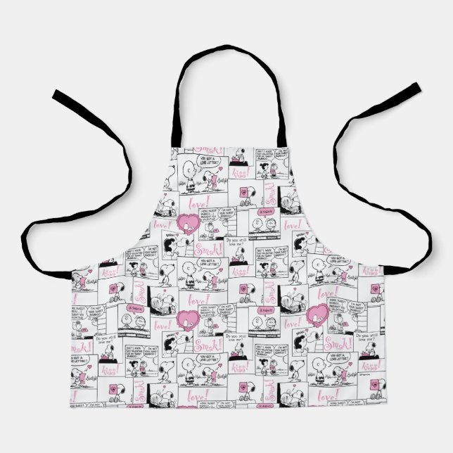 Peanuts | Valentine Heart Love Pattern Apron (Front)