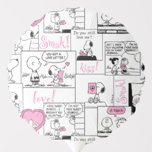 Peanuts   Valentine Heart Love Pattern Balloon