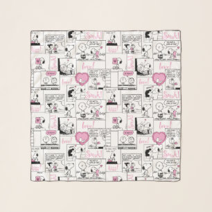 Peanuts   Valentine Heart Love Pattern Scarf