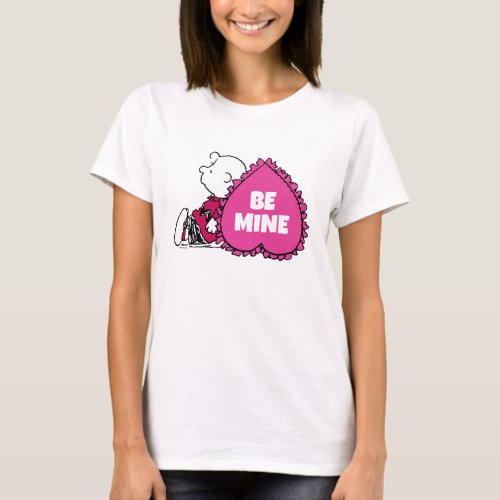 Peanuts  Valentines Day  Charlie Brown Heart T_Shirt