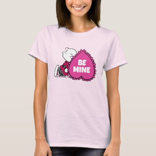 Peanuts  Valentines Day  Charlie Brown Heart T_Shirt