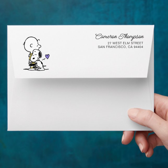 Peanuts | Valentine's Day | Charlie Brown & Snoopy Envelope (Hand)