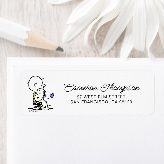 Peanuts | Valentine's Day | Charlie Brown & Snoopy Label (Insitu)