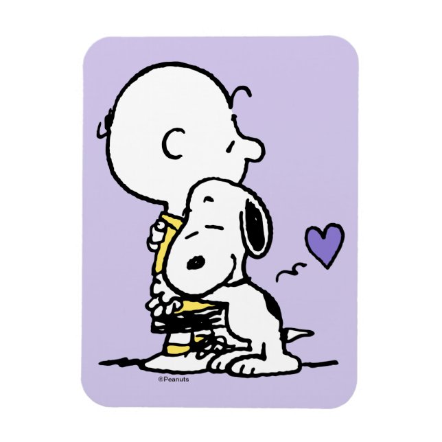Peanuts | Valentine's Day | Charlie Brown & Snoopy Magnet (Vertical)