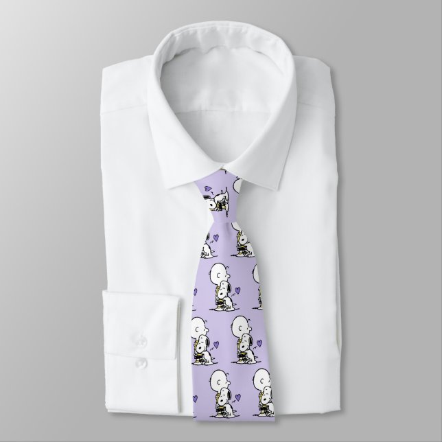 Peanuts | Valentine's Day | Charlie Brown & Snoopy Neck Tie (Tied)