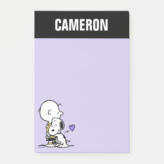 Peanuts | Valentine's Day | Charlie Brown & Snoopy Post-it Notes (Front)