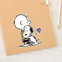 Peanuts, Valentine's Day, Charlie Brown & Snoopy Sticker