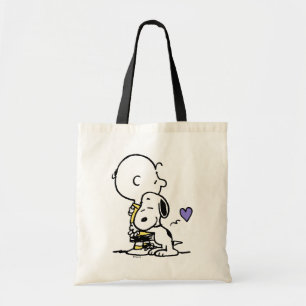 Peanuts Valentine's Day Charlie Brown & Snoopy Tote Bag