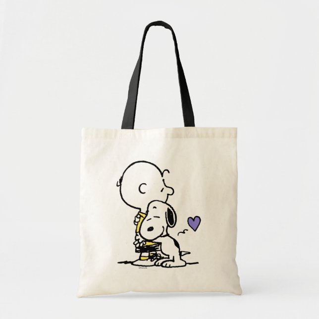 Peanuts | Valentine's Day | Charlie Brown & Snoopy Tote Bag (Front)