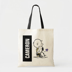 Peanuts Valentine's Day Charlie Brown & Snoopy Tote Bag
