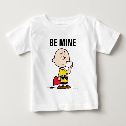 Peanuts  Valentines Day Charlie Brown Valentine Baby T_Shirt