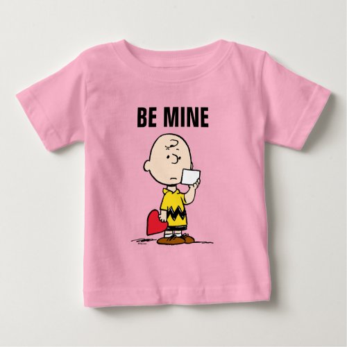 Peanuts  Valentines Day Charlie Brown Valentine Baby T_Shirt