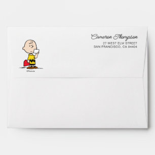 Peanuts Valentine's Day Charlie Brown Valentine Envelope