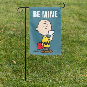 Peanuts   Valentine's Day Charlie Brown Valentine Garden Flag