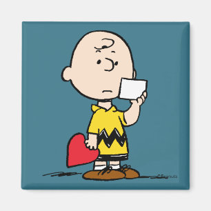 Peanuts Valentine's Day Charlie Brown Valentine Magnet