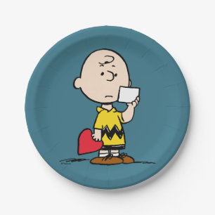 Peanuts   Valentine's Day Charlie Brown Valentine Paper Plates