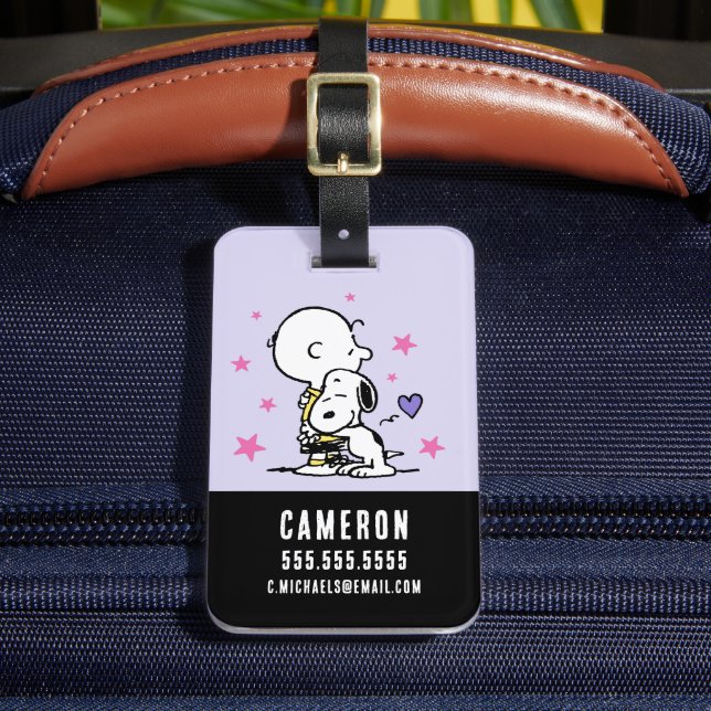 Peanuts | Valentine's Day | Friends For Life Luggage Tag (Front Insitu 2)