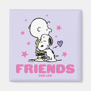 Peanuts Valentine's Day Friends For Life Magnet