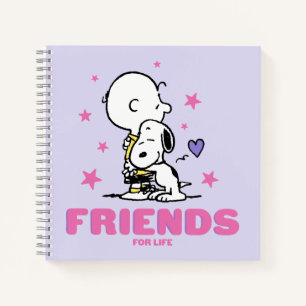 Peanuts Valentine's Day Friends For Life Notebook