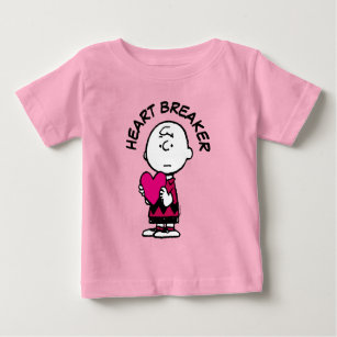 Peanuts   Valentine's Day   Heart Charlie Brown Baby T-Shirt