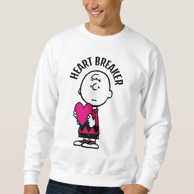 Peanuts | Valentine's Day | Heart Charlie Brown Sweatshirt (Front)