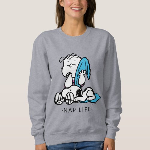 Peanuts  Valentines Day  Linus  Snoopy Sweatshirt