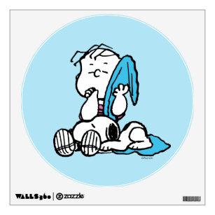 Peanuts   Valentine's Day   Linus & Snoopy Wall Decal